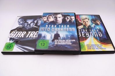 Star Trek Trilogie 11-13 DVD 3 Filme mit Chris Pine - guter Zustand #M