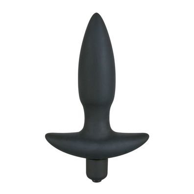 Analplug Black Velvets Vibrator Small Analplug Plug Anal Silikon Weich Leise 9cm