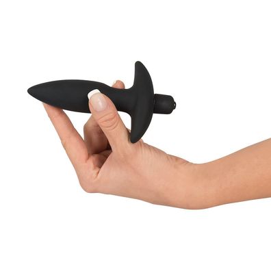 Analplug Black Velvets Vibrator Small Analplug Plug Anal Silikon Weich Leise 9cm