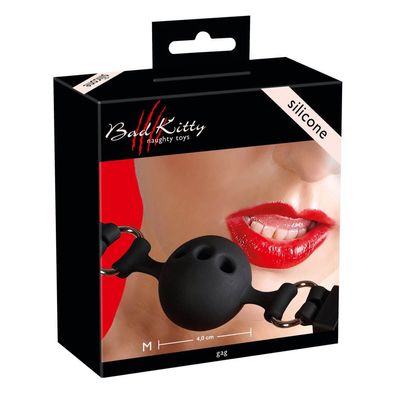 Mundknebel Knebel Ball aus Silikon Luftlöcher Erotik Sexspielzeug fetisch Ø 4cm