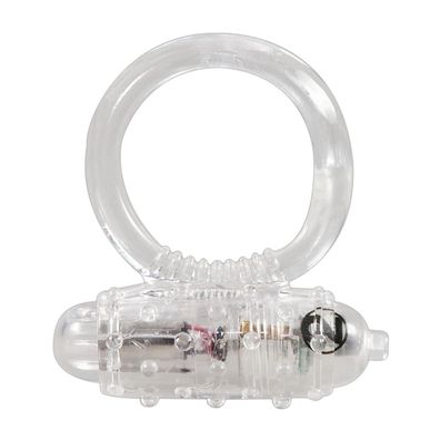 Penis-Ring Cockring + Mini Vibrator mit Vibration Vibro Ring Clear Sexspielzeug