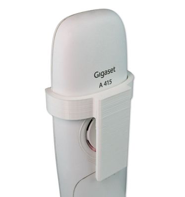 Gürtelclip für Gigaset A415 Gigaset A420 weiß aus 3D Druck