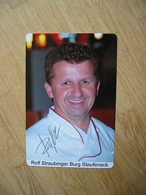 Sternekoch Rolf Straubinger - handsigniertes Autogramm!!!