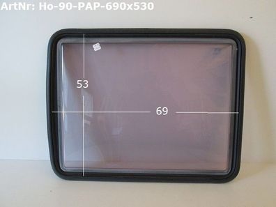 Hobby Wohnwagenfenster Parapress gebraucht 69 x 53 . (PPGY-RX D2167) zB 460/510