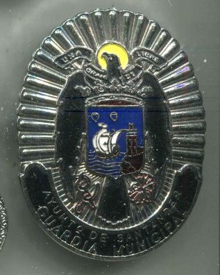 Polizei Brustabzeichen Spanien Santander Guardia Göde Replik (zu4152)