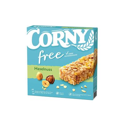 Corny Müsli Riegel Free Haselnuss Vollkorn Cornflakes 6x20g 120g