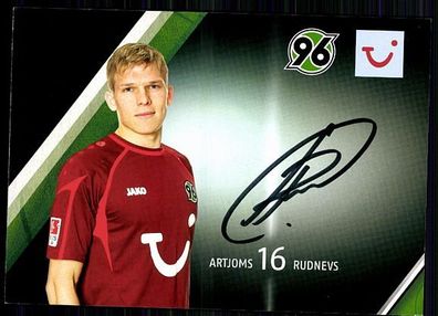 Artjoms Rudnevs Hannover 96 2013-14 Original Signiert + A 87606