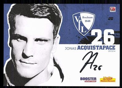 Jonas Acouistapace VFL Bochum 2013-14 Original Signiert + A 87630