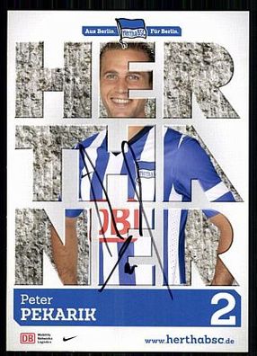 Peter Pekarik Hertha BSC Berlin 2013-14 Original Signiert + A 87667