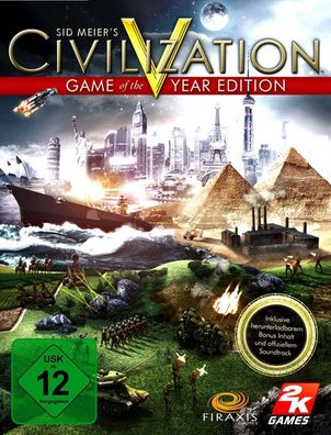 Sid Meiers Civilization V Game Of The Year Edition (PC Steam Key Download Code)
