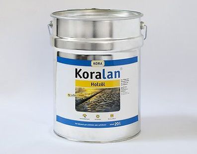 Thermo Holzöl, Holzpflegeöl, Koralan Holzschutz Öl 20 Liter, 13,25 € / l
