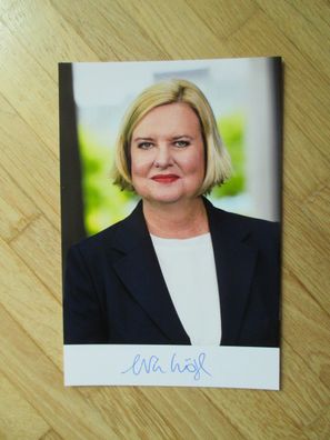 MdB SPD Dr. Eva Högl - handsigniertes Autogramm!!