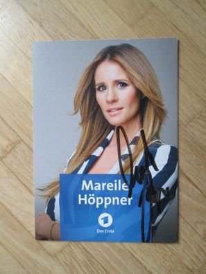 Das Erste MDR Brisant Fernsehmoderatorin Mareile Höppner - handsigniertes Autogramm!!