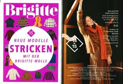 Brigitte Booklet mit 15 Lana Grossa Modellen zum Stricken, 2020