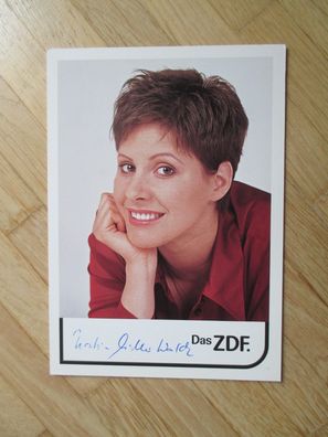 ZDF Fernsehmoderatorin Katrin Müller-Walde - handsigniertes Autogramm!!