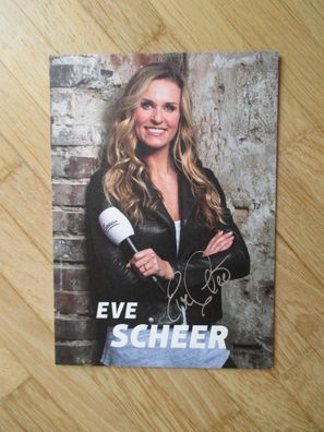 ServusTV Fernsehmoderatorin Eve Scheer - handsigniertes Autogramm!!!
