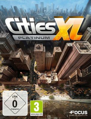 Cities XL - Platinum Edition (PC, Nur Steam Key Download Code) Keine DVD, No CD
