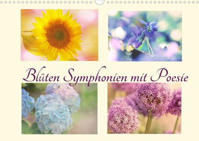 Blüten Symphonien mit Poesie 2022 Wandkalender