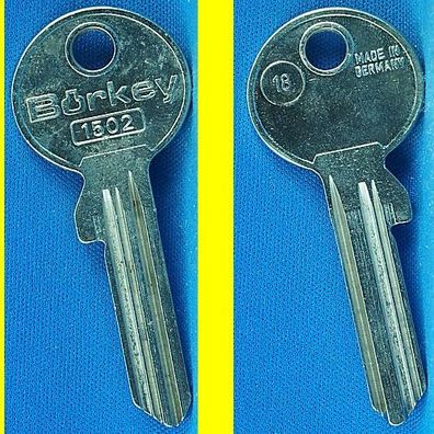 Schlüsselrohling Börkey 1502 Profil 18 für verschiedene GTV Profilzylinder