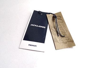 JACK & JONES Premium Kleidungsstück Etikett Anhänger Marken Kleidungsetikett Label #2