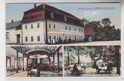 66237 Mehrbild Ak Gruß aus Gross-Dölzig Gasthof zur Holländischen Mühle um 1910