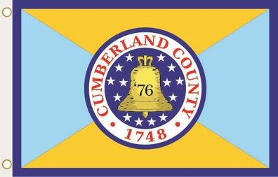 Fahne Flagge Cumberland County (New Jersey) Hissflagge 90 x 150 cm