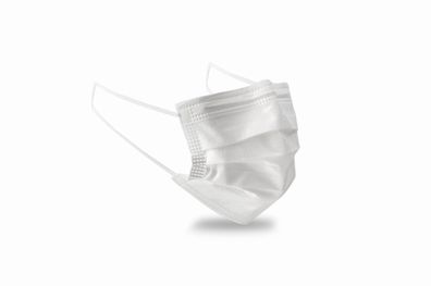 50er Packung Tkmd Medizinische Kinder Masken in Weiß Type I