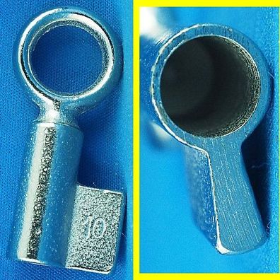 Börkey Art. 18 Nr. 10 - Chubb Vorhangschloss Schlüssel gebohrt 10 mm