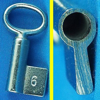 Börkey Art. 18 Nr. 6 - Chubb Vorhangschloss Schlüssel gebohrt 6 mm