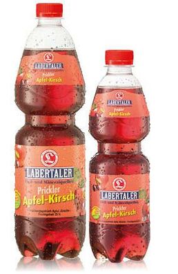 12x1,0l. Labertaler PET Apfel-Kirsch-Prickler - Einweg -