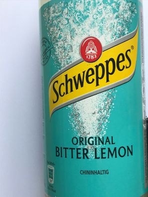 1x1000ml Schweppes Original Bitter Lemon PET - Mehrweg -