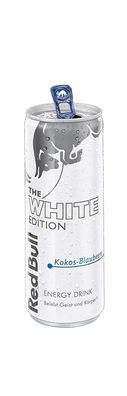 6x250ml Red Bull Energy Drink Kokos-Blaubeere Dose Getränke White Edition Pfand