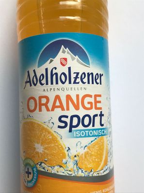 1x500ml Adelholzener Orange Sport PET - Mehrweg -