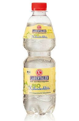 1x0,5l. Labertaler PET Flasche Bio Holunderblüte - Einweg -