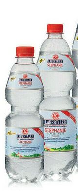 12x 1,00L Labertaler Stephanie Brunnen Classic Mineralwasser PET Einweg Flasche