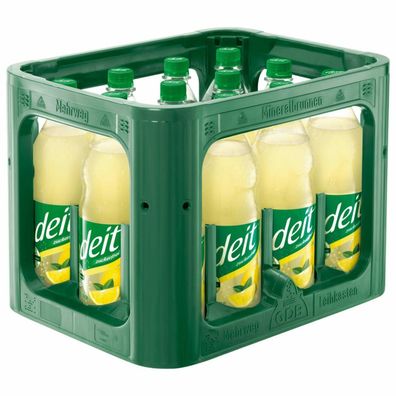 12x 1,00 L. Deit Zitrone trüb PET Flasche - Mehrweg - ohne Kasten