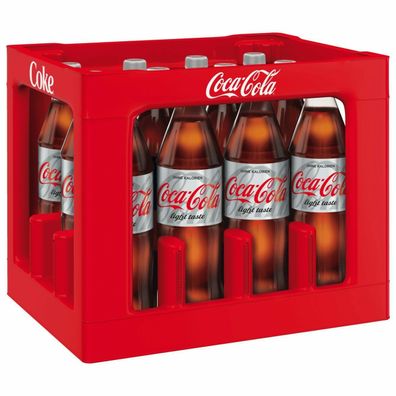12x 1,00 Liter Coca-Cola LIGHT PET Flasche - Mehrweg - ohne Kasten