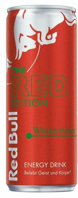1x250ml Red Bull Energy Drink Wassermelone Dose Getränke Red Edition incl Pfand
