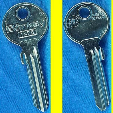 Schlüsselrohling Börkey 1475 Profil B04 für versch. Abus, Nova Profilzylinder