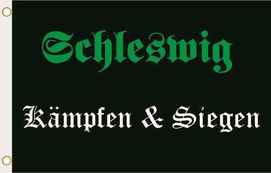 Fahne Flagge Schleswig Kämpfen & Siegen Hissflagge 90 x 150 cm