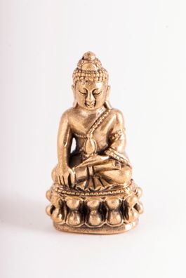 Medizinbuddha Messing 3 cm Figur Statue Skulptur Buddhismus Feng-Shui