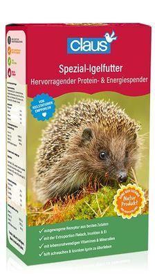 Claus Futter Igel Spezial Premiumfutter Fleisch Insekten Ei Mineralien Vitamin