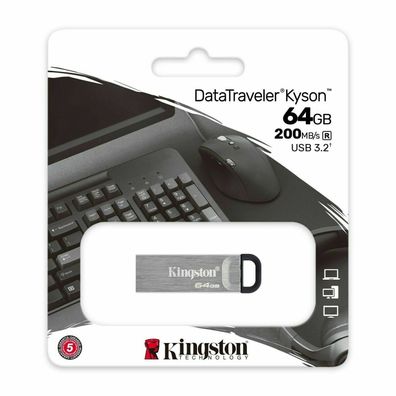 Kingston 32/64/128GB DataTraveler Kyson USB-Stick Flash Drive Mini Speicherstick MAR