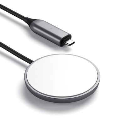 Satechi Magnetic Wireless Charging Cable - Space Gray (Grau)