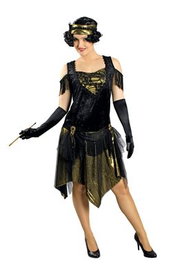 Kostüm Charleston Kleid Swingtime 20er Jahre Jazz Flapper Gatsby Gr.36-46 Krimi