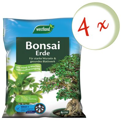 4 x Westland® Bonsai Erde, 4 Liter