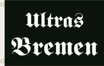 Fahne Flagge Ultras Bremen Hissflagge 90 x 150 cm