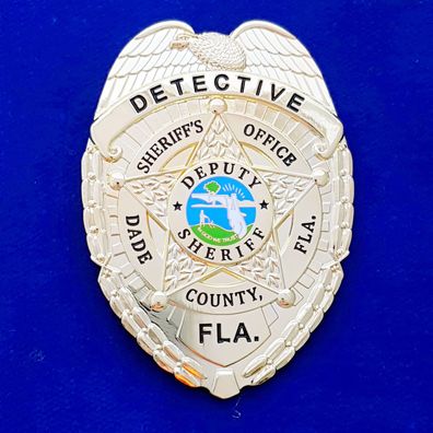 Miami Vice Polizeimarke / police badge # US police badge / Polizeimarke #1