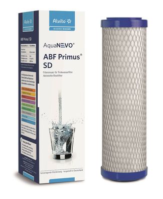 Alvito Wasserfilter ABF Primus SD - Aktivkohle Blockfilter AquaNEVO 0,45 µm