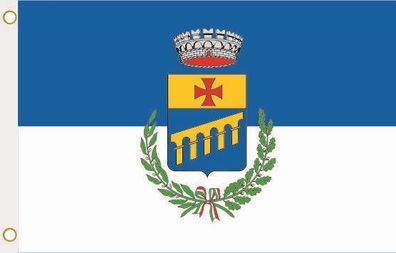 Fahne Flagge Agosta (Italien) Hissflagge 90 x 150 cm